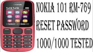 · simultaneously press the menu button, the button to maximize the volume of the device and the power . Nokia 101 Rm 769 Reset Password Remove Code Youtube