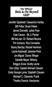 Back to the Beyond (2011)