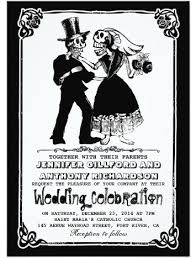 Enjoy the free online tool to customize text and design of the templates and create wedding invitations in a vintage style that would match. Halloween Wedding Invitations Wedding Invitation Wording