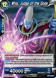 Oct 18, 2020 · before whis scolded merus about training goku, we could have likely assumed goku would fight an angel at some point, but it seems dragon ball actually has some fairly rigid rules in place for the angels. Amazon Com Dragon Ball Super Tcg Whis Judge Of The Gods Series 1 Booster Galactic Battle Series 1 Booster Galactic Battle Bt1 043 Toys Games