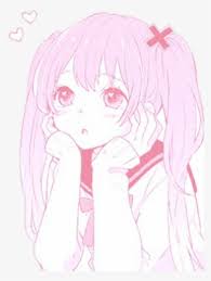Gradient, blue, pink, abstract art. Cute Kawaii Manga Myedit Pink Pastel Transparent Manga Manga Girl Transparent Transparent Png 500x509 Free Download On Nicepng