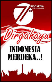 Bila negara aman, rakyat dapat hidup dengan makmur. 5 Poster Dirgahayu Kemerdekaan 71 Tahun Indonesia 2016 Poster Desain Banner Indonesia