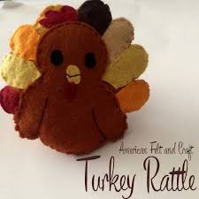 Turkey Rattle Diy Felt Crafts Crafts Craft Blog