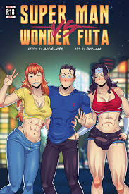 Futa on Male][Wonder Woman] Super Man VS Wonder Futa Comic by Run 666 |  Futapo!