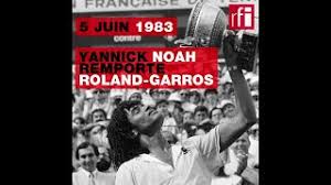 8 ans après, c'est dans un tout autre registre que noah se fera connaitre puisque c'est avec le tube de l'été 1991 saga africa qu'il renaitra de ces cendres. 5 Juin 1983 Yannick Noah Remporte Roland Garros Youtube