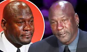 'crying jordan' remembers kobe bryant. Michael Jordan References Crying Jordan Meme During His Tear Filled Tribute To Late Kobe Bryant Daily Mail Online