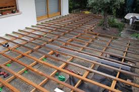 Realiser Une Terrasse En Bois Avec Double Structure Terrasse Bois Terrasse Amenagement Exterieur