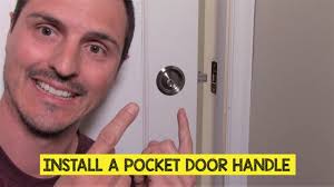 Additionally, the weatherguard (tm) protection coating withstands harsh weather conditions and protects the hardware from premature failure. How To Install A Handle On A Pocket Door Amazon Link Youtube