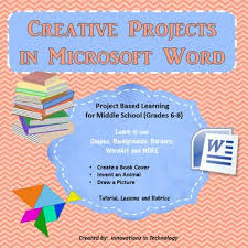 Download now adobe pdf, microsoft word. The Quot Creative Projects Using Microsoft Word Quot Lesson Guides Students Through Using Shapes Microsoft Word Lessons Technology Lessons Creative Project