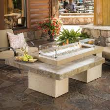 Enjoy the ambiance of real fire without the inconvenience of melting wax, smoke, soot, and ash. Deck Propane Fire Pit Table Novocom Top