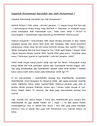 Ilmu kosong | tuhan itu tidak ada #ngajidiri подробнее. Doc Siapakah Muhammad Rasulullah Dan Nabi Muhammad Firman Gedang Academia Edu