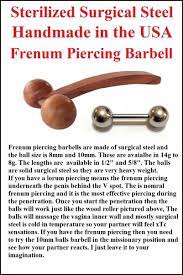 Frenum piercing pictures