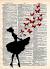 Handmade Girl With Butterfly Dress Wall Decor