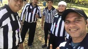 El árbitro Sergio Higinio Sánchez Esquivel