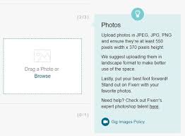 You are trying to resize different size images maintaining the original proportion. What Is The Fiverr Gig Image Size Quora