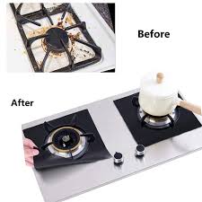 You can choose a very simple. Pink Rose Dream 4 Pcs Reusable Gas Range Stove Top Burner Protector Liner Cover For Cleaning Large Appliances Cooker Parts Accessories