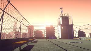 3d Anime School Rooftop By Mclelun On Deviantart Anime Scenery Anime Scenery Wallpaper Scenery Background