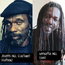 A father-son singing duo with similar voices