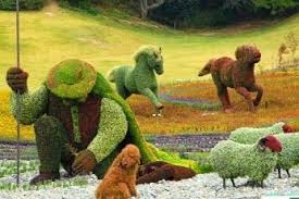 Montreal Int L Airport Pierre Elliott Trudeau Yul Montreal Botanical Garden Topiary Garden Art