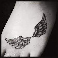 Small angel wing with alphabet j tattoo on back shoulder. Pin By Melissa Knapp On Tattoos Angel Wings Tattoo Wings Tattoo Small Angel Wing Tattoo