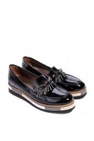 Ilvi Josie 15 2203 Siyah Rugan Oxford Siyah Rugan Deri Oxford
