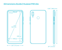 The fhd+ display on the huawei p20 really does it proud. Huawei P20 Lite 2018 Dimensions Drawings Dimensions Com