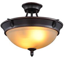 Flush mount lighting sits flush with your ceiling to create a seamless light across your space. Lamps Home Garden 2 Light Bronze Semi Flush Mount Ceiling Light Fixture Pendant Lamp Elegant Decor
