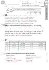 Maybe you would like to learn more about one of these? Cm2 Evaluation Conjugaison Corriges Le Passe Compose