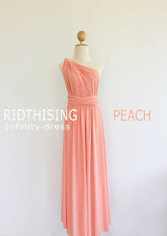 Maxi Peach Bridesmaid Dress Infinity Dress Bridesmaid Dress Etsy Peach Bridesmaid Dresses Infinity Dress Bridesmaid Peach Bridesmaid