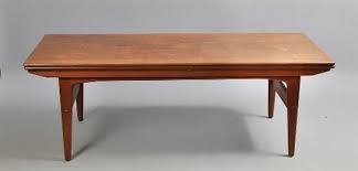 Midcentury modern 1960 vintage walnut coffee table, signed lane #35736. A 1960 S Danish Trioh Metamorphic Teak Table Converting From Coffee Table To A Dining Table 59 W