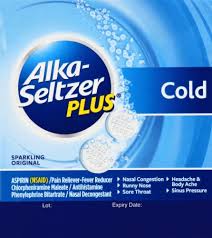 Alka seltzer plus night and ibuprofen. Alka Seltzer Plus Cold Formula Sparkling Original Effervescent Tablets 48 Ct Ralphs