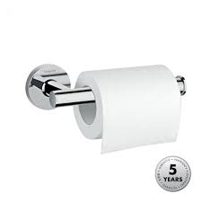Finish:chrome essentials collection paper holder by grohe. Hansgrohe Toilet Roll Holder In Chrome Bathroom Accessory