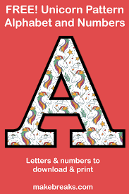 unicorn letters numbers to print 2 free printable alphabet make breaks letters free printable letters unicorn letters
