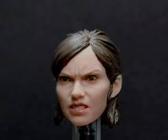 1:6 Scale The Last of Us Ellie Brown Hair Head For 12'' actor Figure