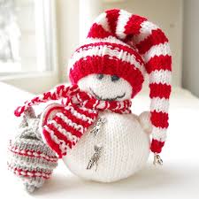 You'll need one ball of sugar 'n cream ecru yarn, and size 6 needles to get started. Knit Snowman Pattern Knitting Blog Pattern Duchess