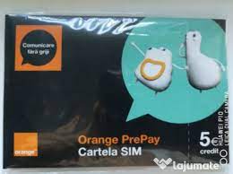 Cartela cu numar orange, credit, 5 eur. Cartela Sim Orange Prepay 26 Lei Lajumate Ro
