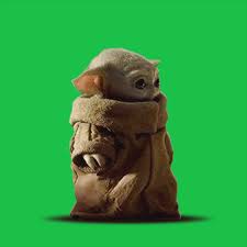 Baby Yoda Walk Green Screen Video Green Screen Video Backgrounds Greenscreen Green Background Video