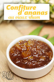 Confiture D Ananas Au Vieux Rhum Recette Confiture Ananas Confiture Recettes Des Caraibes