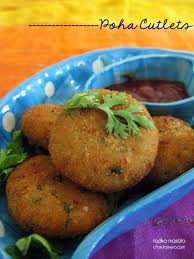 Poha Cutlets Beaten Rice Fritters Veg Snacks Poha Recipe Recipes