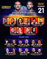 V sobotu v brněnském bobyhall přinese dvanáct atraktivních zápasů. Oktagon Mma Fiiiight Caaard Prvniho Turnaje Noveho Desetileti Nastavuje Latku Poradne Vysoko Legendarni Sampion Ivan Buchinger V Souboji O Dalsi Svetovy Pas S Rozjetym Ronym Paradeiserem