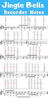 Here are the notes plus lyrics for the christmas song, jingle bells. Jingle Bells On Recorder Learn It