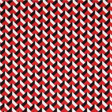 Black And White Fabric Pattern Red White Black 3d Pattern Fabric With By Robert Kaufman Usa 171795 2 Jpg 500 500 Fabric Patterns Fabric Pattern