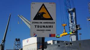 Encuentra las mejores imágenes de stock de tsunami. Tsunami Warning Sign In Chile Dlr Portal