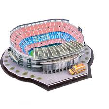 Classic Jigsaw 3d Puzzle Camp Nou Football Game Stadiums Diy World Enlighten Construction Brick Toys Scale Puzzles For Kids Educational Games Football Stadiums