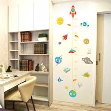 Free spaceship clipart icons in various ui design styles for web and mobile. Cartoon Spaceship Spacecraft Growth Chart Wall Stickers Bedroom Home Decorations Pvc Height Measure Wall Decals Diy Mural Art Wall Stickers Aliexpress