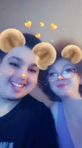 Mikaela Wilkinson with Brother