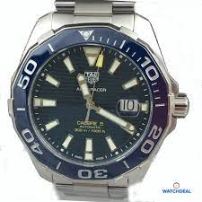 But can it hold its own against the large luxury dive watch market? 1 980 Way201b Ba0927 Tag Heuer Aquaracer Calibre 5 Automatic