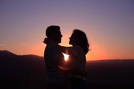 Image result for close to you lovers silhouette