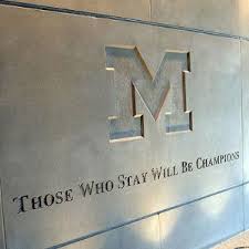Earl blaik, weeb ewbank, paul brown, ara parseghian, bo schembechler and myself are just some of those who played and/or coached there that went on to be hall of fame. Thatmichigansportsgirl Michigan Sports Michigan Michigan Go Blue