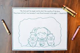 Cute daniel and the lions den craft that is a really fun bible craft kids will love making. Daniel And The Lions Den Coloring Page Mary Martha Mama
